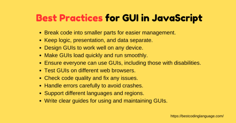 Best Programming Language For GUI Development in 2024